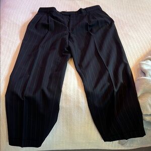 Black Pinstripe pants